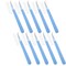 10 Pcs Seam Rippers for Sewing Razor Stitch Thread Cutter with Protective Case Bulk Blue Stitch Remover Tool for Sewing Crafting Embroidery Picking Threads Opening Buttonholes Replacing Buttons